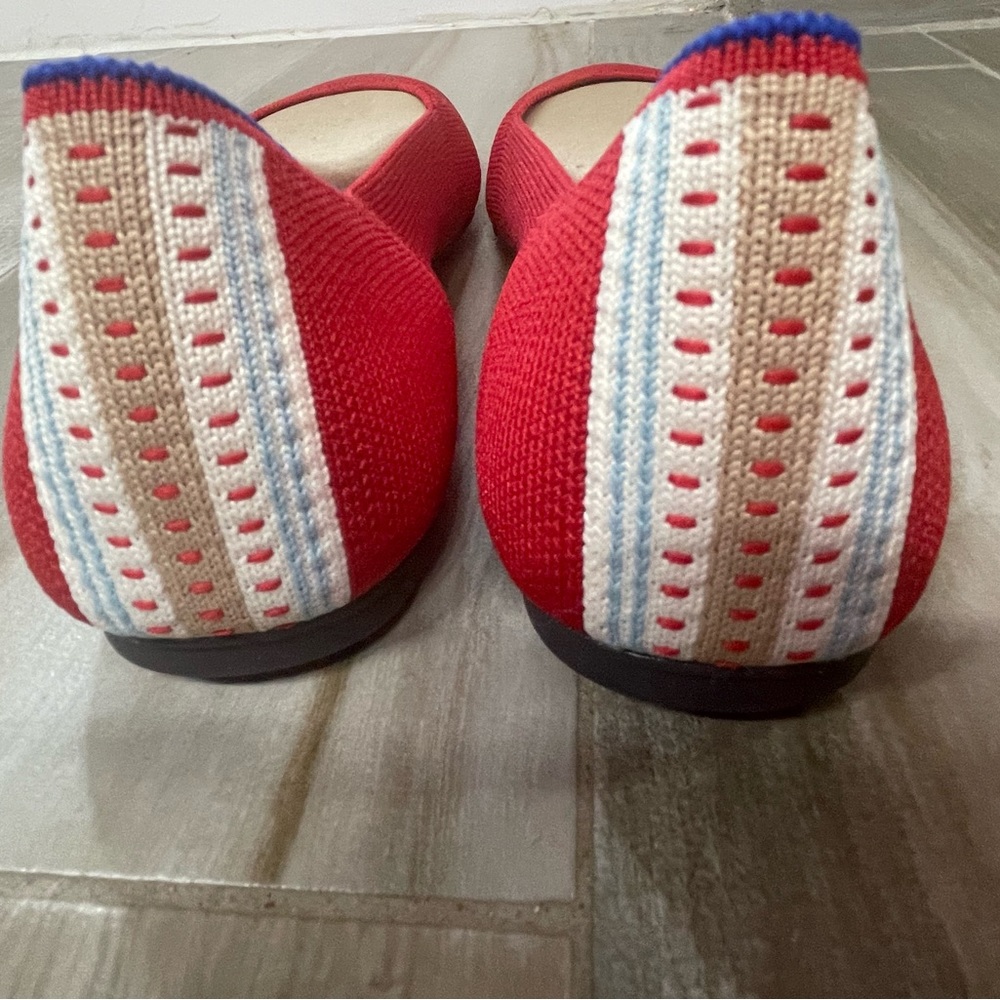 Size 8.5 Red square toe Rothy’s - Picture 6 of 6